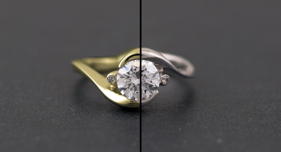 White Gold Yellow Gold