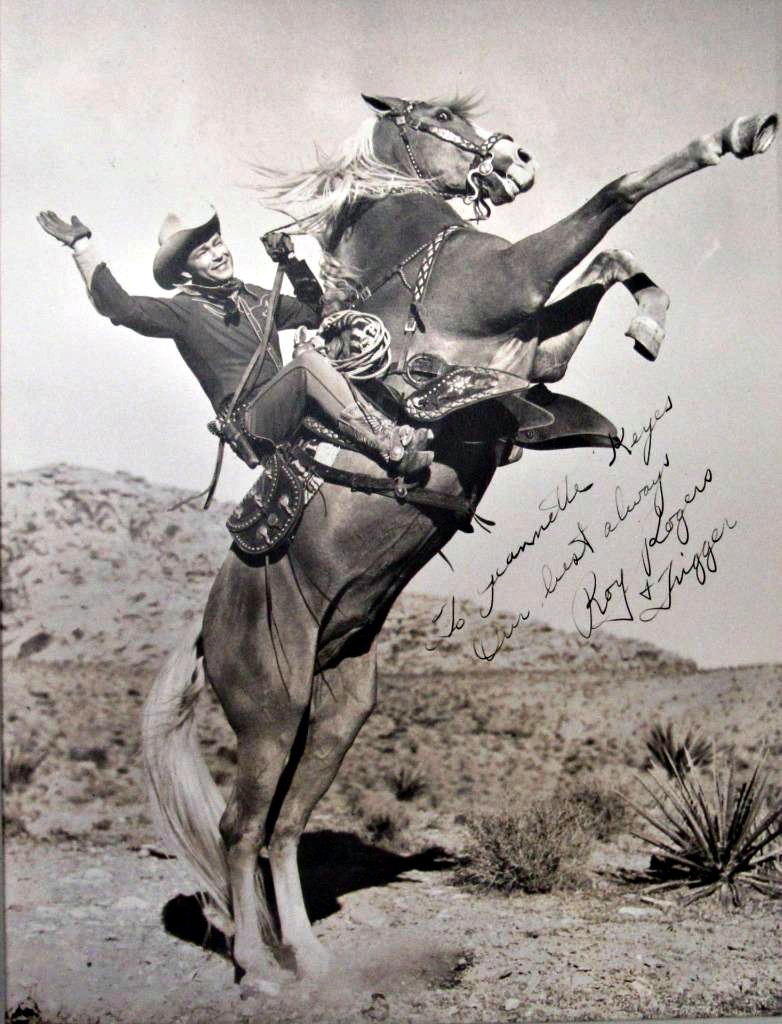 Roy Rogers & Trigger Autographed Photo 